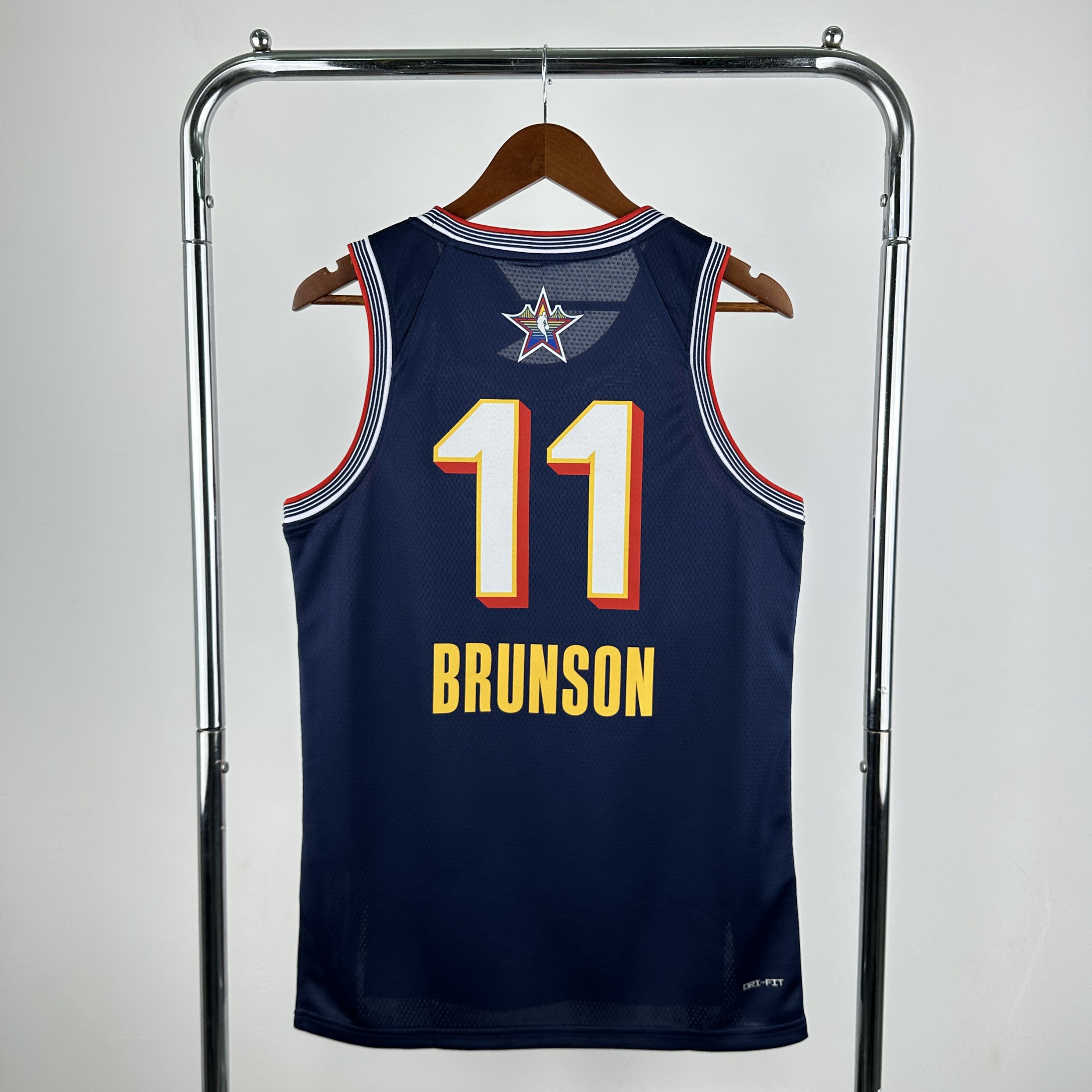 Men 2025 All star #11 Brunson Drak Blue Jordan Edition NBA Jersey